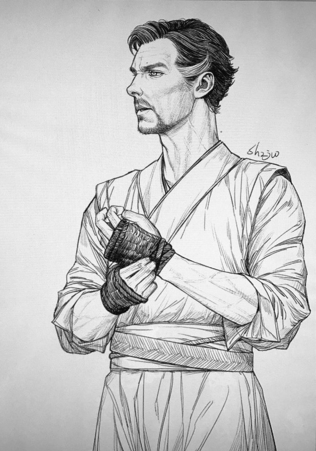 1039x1482 Dr Strange Sketch Artsy Characters (Tv, Movie) - Dr Who Sketch