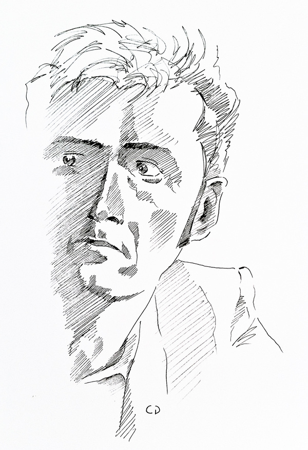 600x875 Realistic Celebrity Portrait Sketches Top Design Magazine - Dr Who Sketch