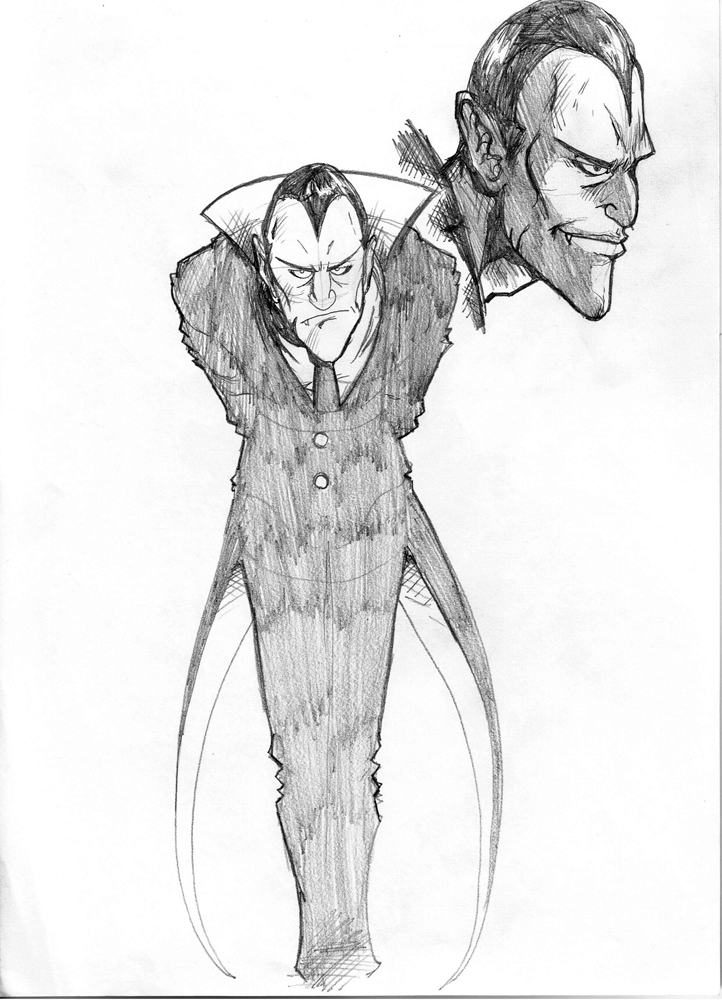 722x1000 Dracula - Dracula Sketch
