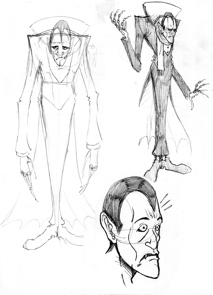 722x1000 Dracula - Dracula Sketch