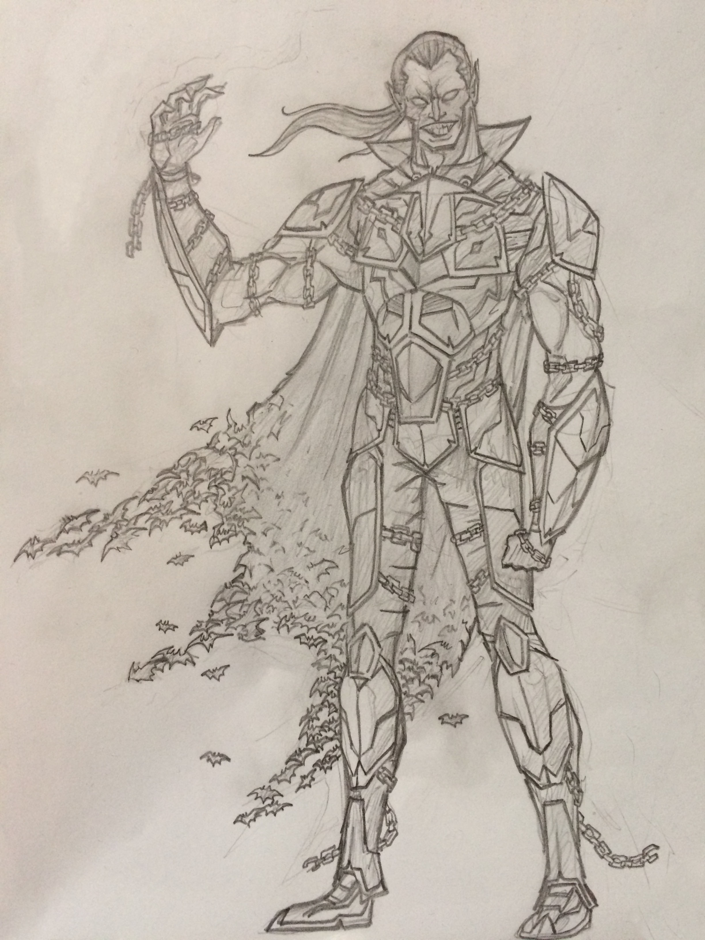 2448x3264 Dracula Sketch - Dracula Sketch