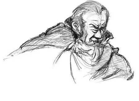 450x327 Dracula Sketches The Drawing Club Pizza By The Slice - Dracula Sketch