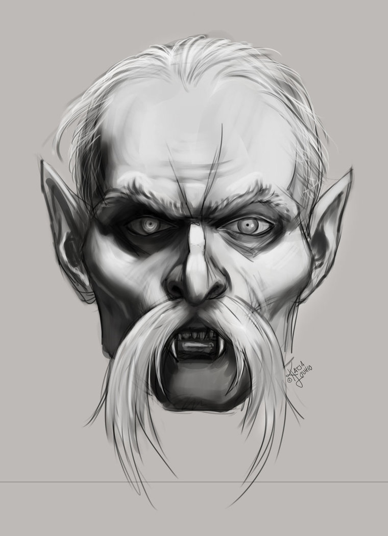 760x1050 Dracula Face Sketch By Katlouhio - Dracula Sketch