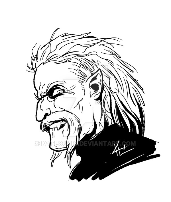 600x711 Dracula Sketch By Katlouhio - Dracula Sketch