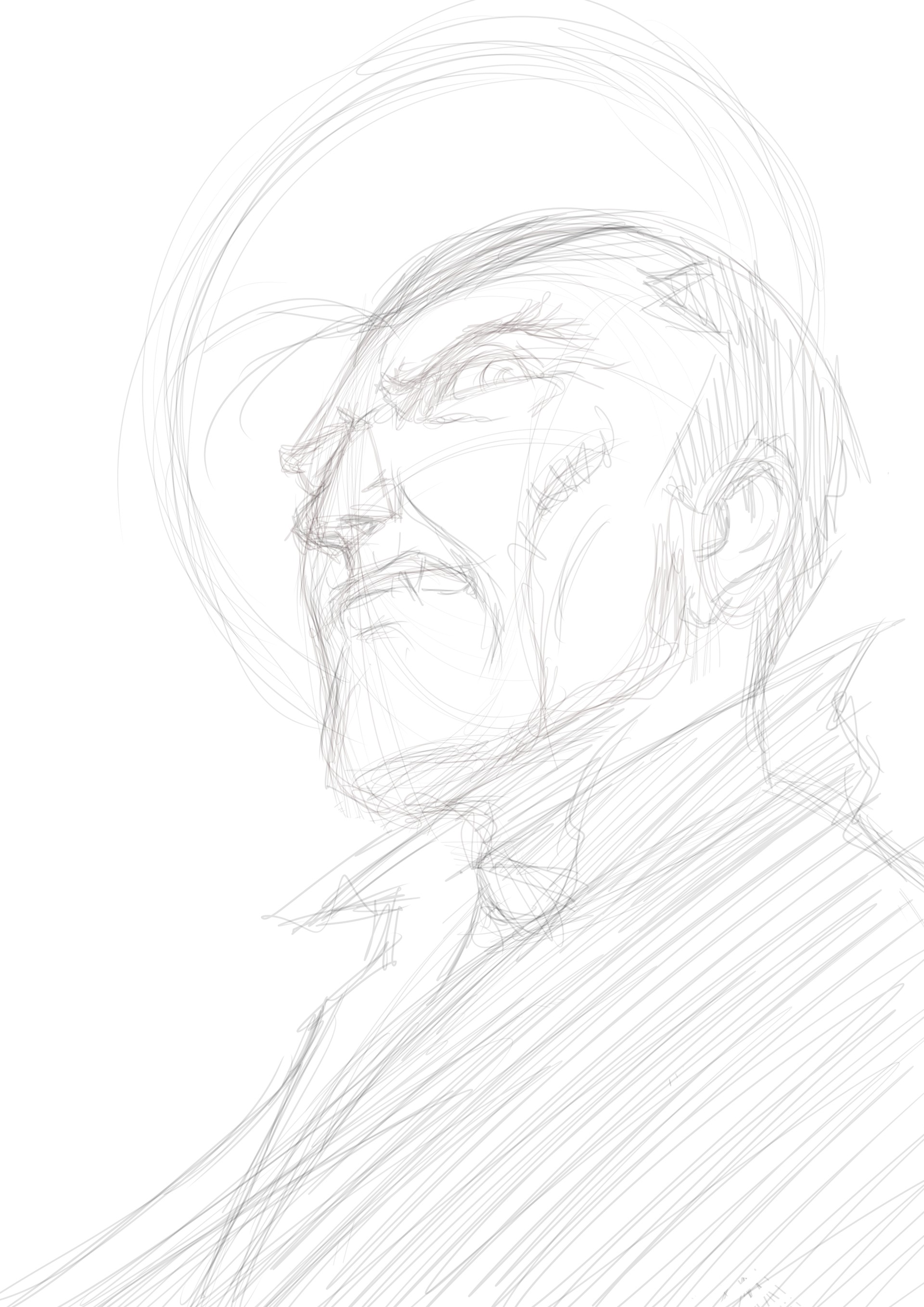 1920x2715 Alzir Alves - Dracula Sketch