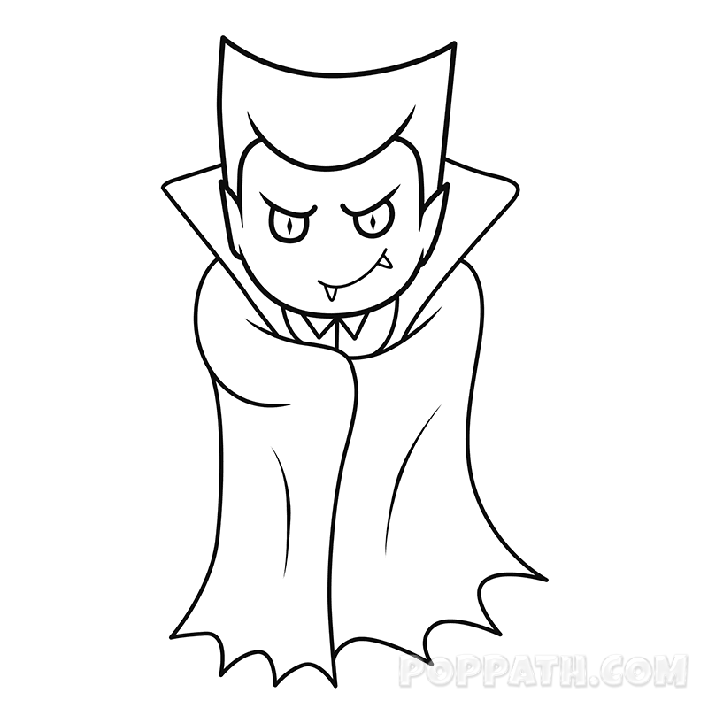 800x800 Halloween Dracula Sketch Drawing Skill - Dracula Sketch