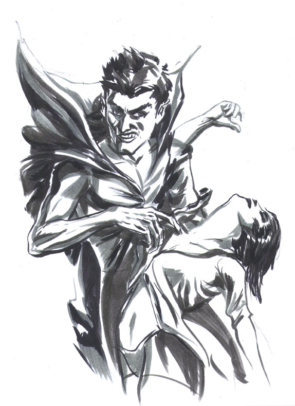 574x790 Dracula Sketch Second Part By Fabianquintero - Dracula Sketch