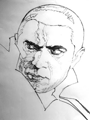 300x400 Bill Vann Art Thursday Demo Dracula - Dracula Sketch