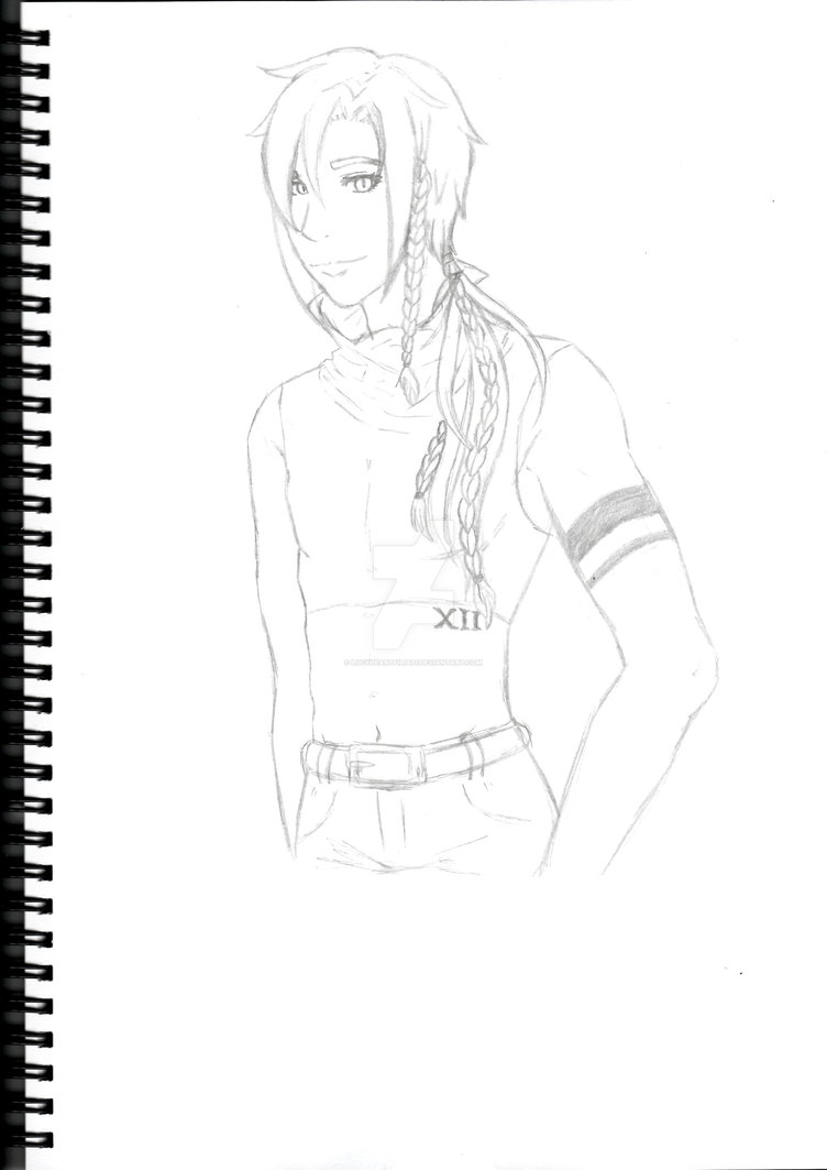 752x1063 Kise Romantic Draft Sketch By Lucyheartfilia77 - Draft Sketch