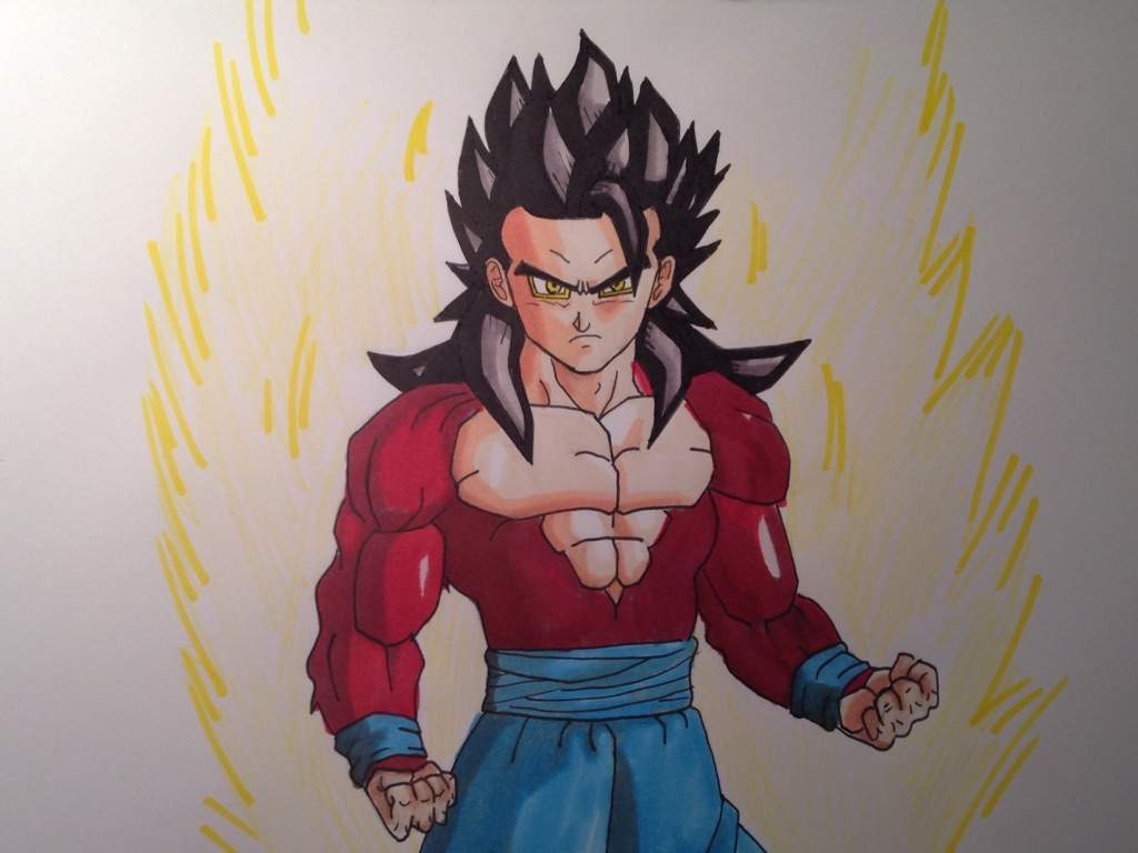1024x768 Drawing Gohan Ssj4 ( From Dragon Ball Gt) Dragonballz Amino - Dragon Ball Gt Sketches