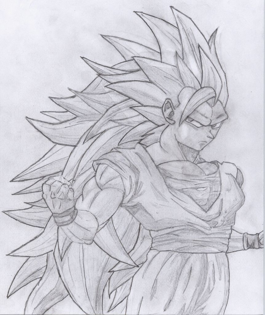 862x1024 My Dragon Ball Z Drawings - Dragon Ball Gt Sketches