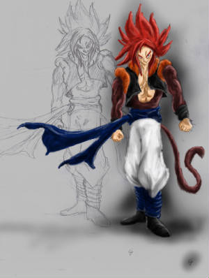 300x398 Character Sketches (Inspirations) - Dragon Ball Gt Sketches