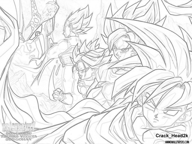 640x481 Dragon Ball Z Sketch Pictures Anime Pictures - Dragon Ball Sketch