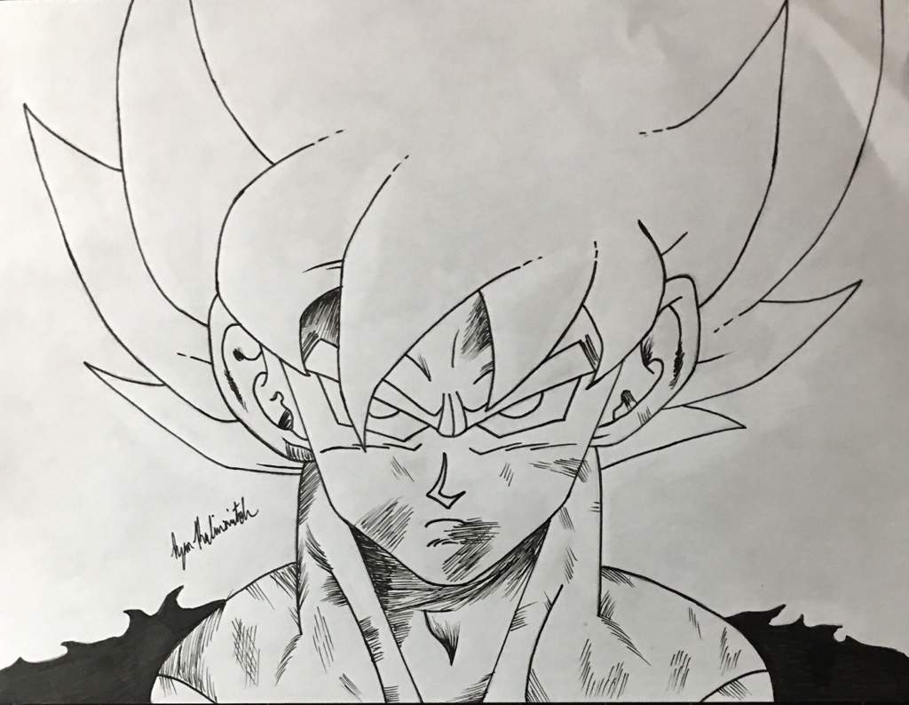 1024x794 Goku Day Drawing Dragonballz Amino - Dragon Ball Z Goku Sketch