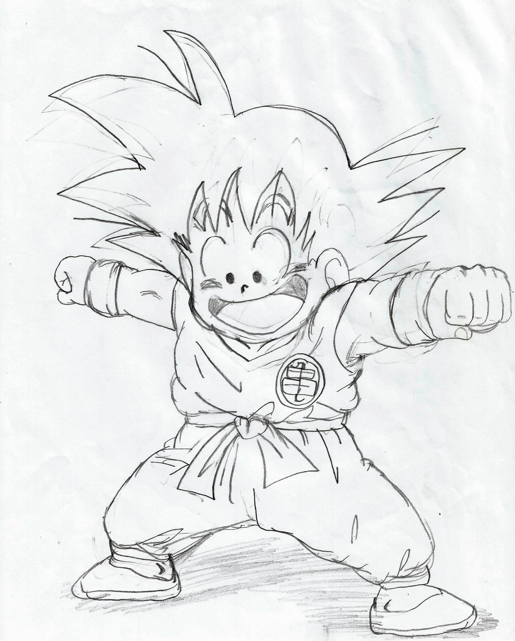 1686x2100 Dragon Ball Z Images My Dragon Ball Drawings 8) Hd Wallpaper And - Dragon Ball Z Kai Sketch