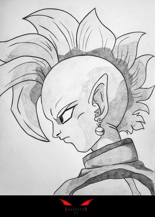513x720 Supreme Kai - Dragon Ball Z Kai Sketch