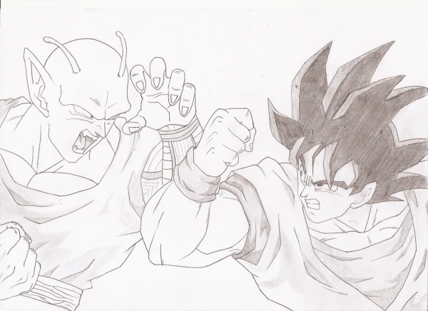 600x436 Dragon Ball Z Sketch - Dragon Ball Z Sketch