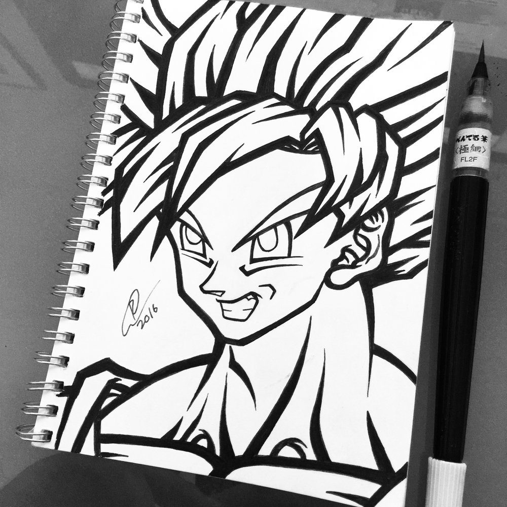 1000x1000 Orozco Design Dragon Ball Z Posters - Dragon Ball Z Sketch