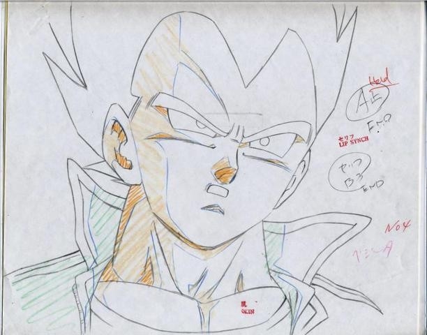 612x480 Dragonball Z - Dragon Ball Z Vegeta Sketch