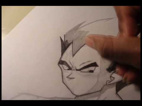480x360 Drawing Vegeta Dragon Ball Z (Sketch) - Dragon Ball Z Vegeta Sketch