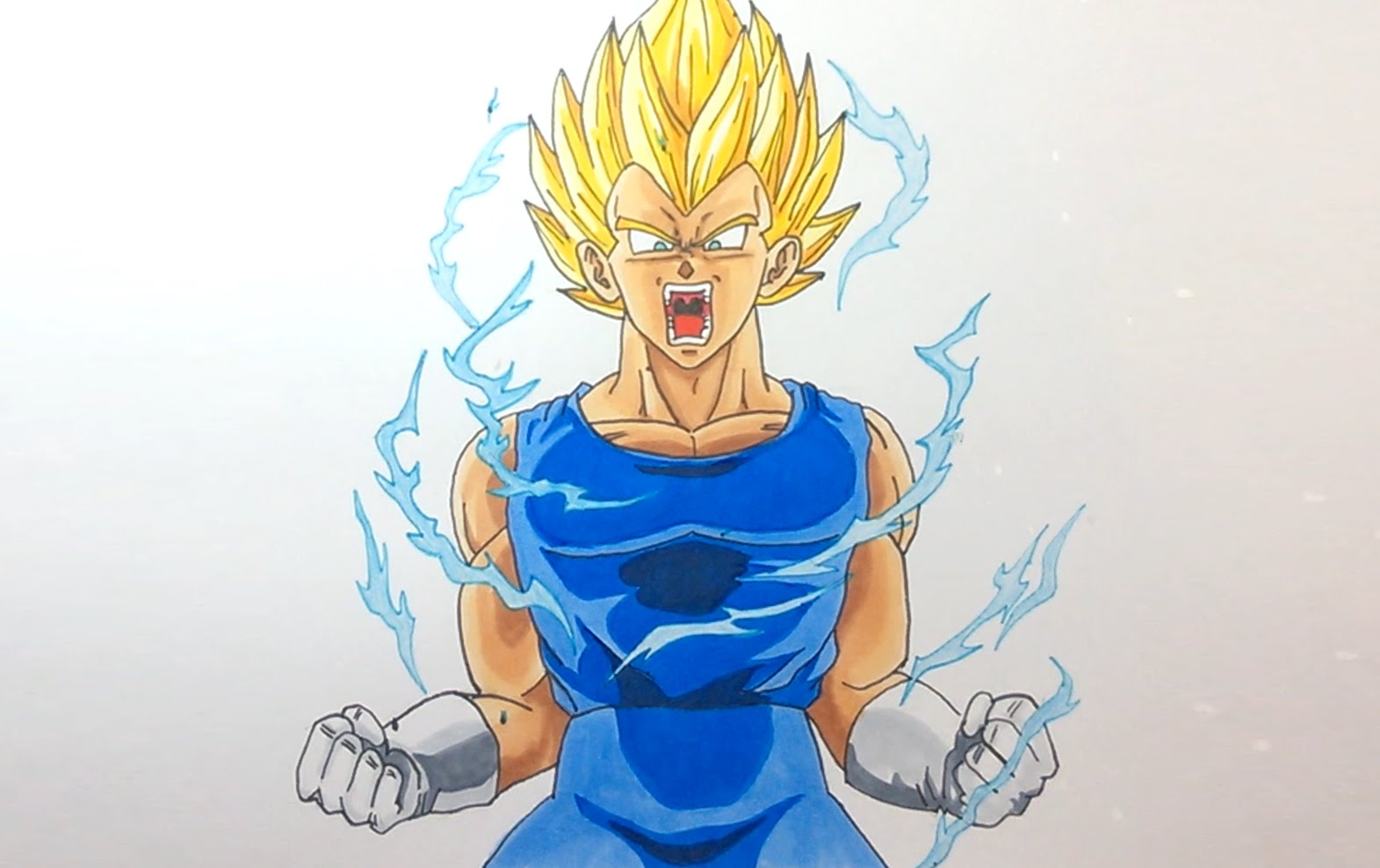 1571x988 Drawing Vegeta Super Saiyajin 2 - Dragon Ball Z Vegeta Sketch