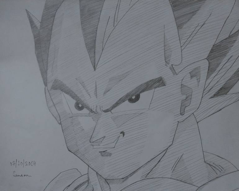 770x616 Vegeta - Dragon Ball Z Vegeta Sketch