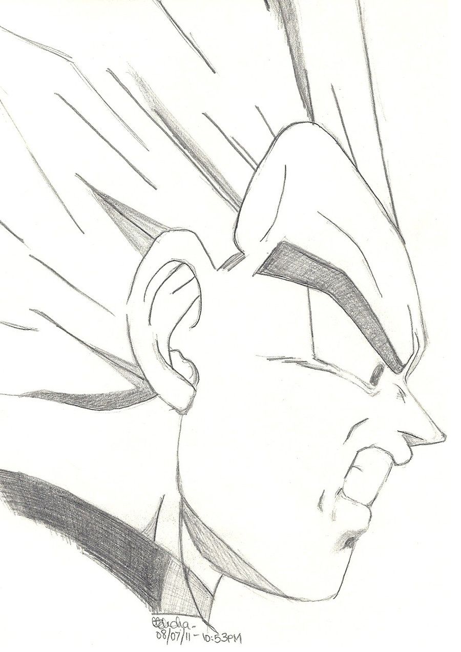 900x1273 Vegeta By Sandra Mahendra Dragonball Zgtsuperfanart - Dragon Ball Z Vegeta Sketch