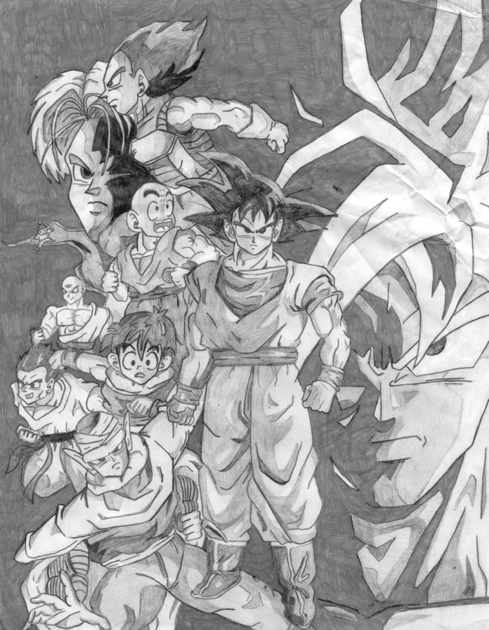 699x900 Old Dragonball Z Sketch By Smashmethod - Dragon Ballz Sketch