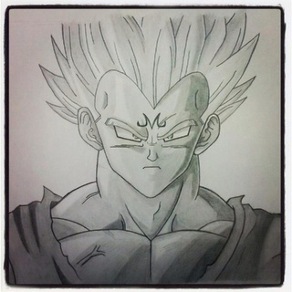 320x320 Dragonball Dragonballz Vegeta Majinvegeta Sayain Power Fighter - Dragon Ballz Sketch