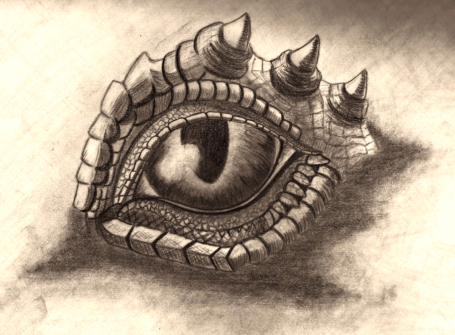 906x666 Dragon Eye By Yume Materia - Dragon Eye Sketch