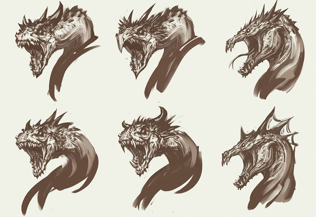 Dragon Head Sketch