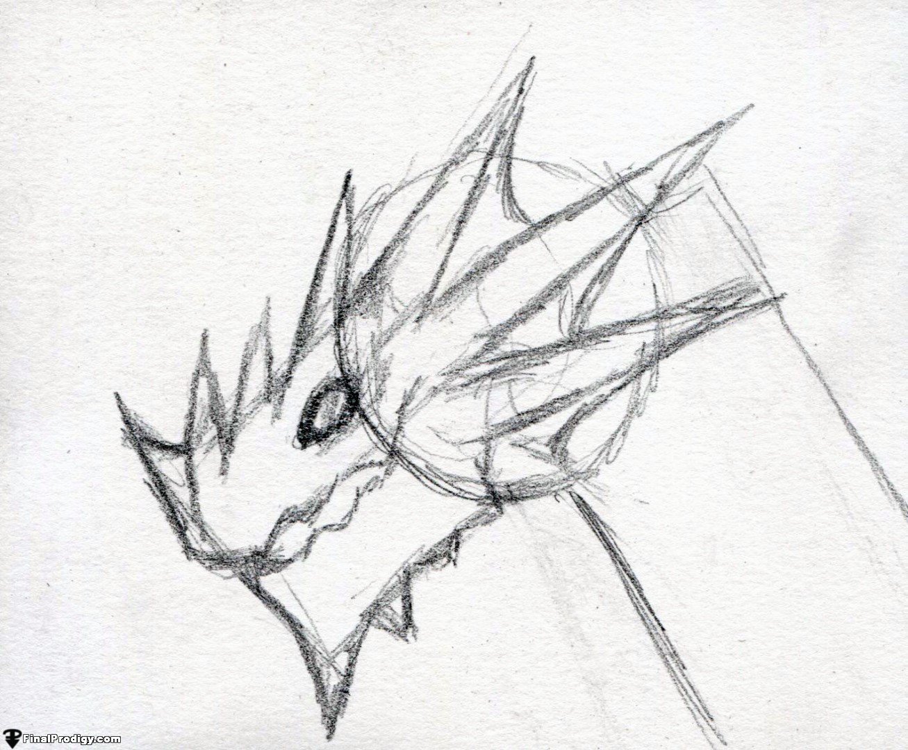 1307x1080 How To Draw A Dragon Head, Side View - Dragon Head Sketch