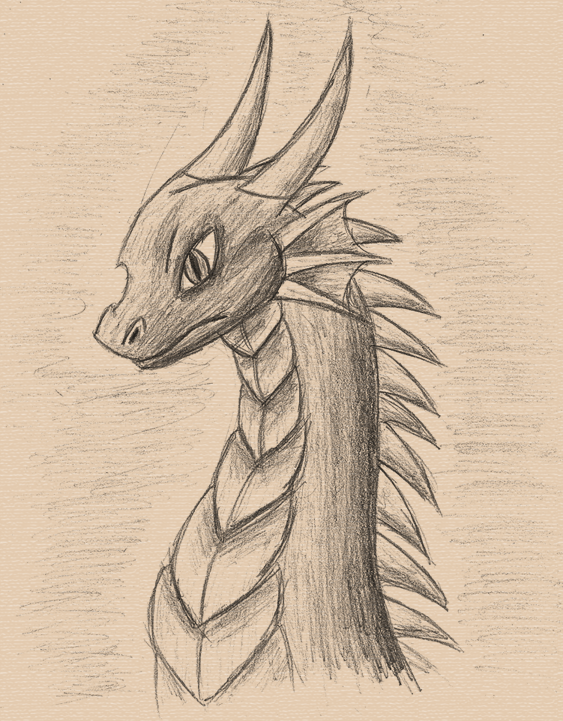 Dragon Sketch Images at PaintingValley.com | Explore collection of ...