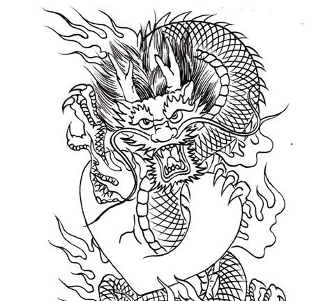 Dragon Sketch Tattoo At Paintingvalley.com 