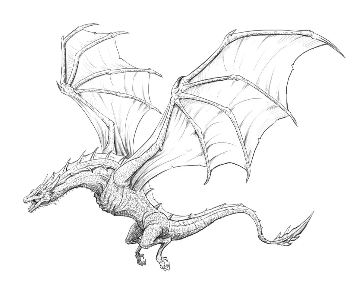 Featured image of post Dragon Outline Drawing Easy By stepan ayvazyan posted in