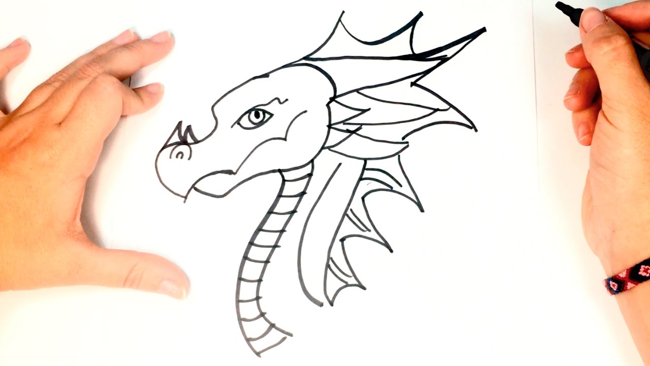1280x720 How To Draw A Dragon Dragon Easy Draw Tutorial - Dragon Sketch Tutorial