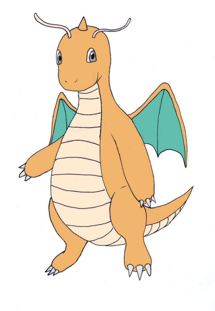 745x1073 Dragonite Sketch By Frolka - Dragonite Sketch