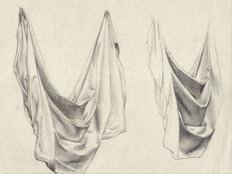 800x600 Drapery By Ephygenia - Drapery Sketch
