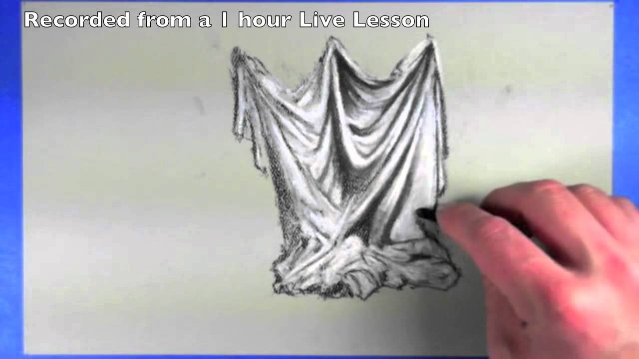 1280x720 Drawing Drapery - Drapery Sketch