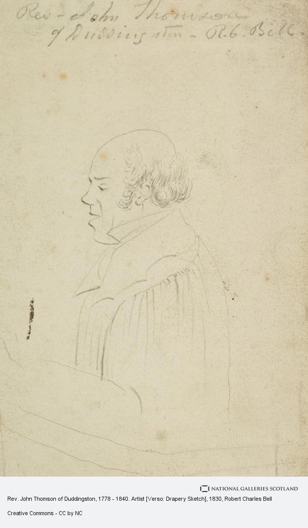 600x1028 Rev. John Thomson Of Duddingston, 1778 - Drapery Sketch