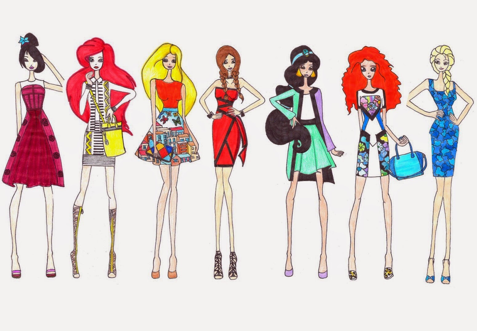 1553x1080 The Way To Sketch Fashion Fast And Simple - Draw Fashion Sketches