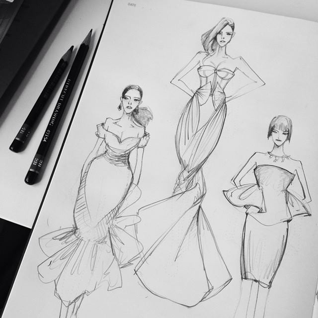 Drawing Fashion Sketches