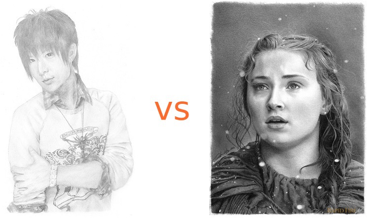 748x441 How To Shade Amp Pencil Shading Techniques Rapidfireart - Drawing Vs Sketch