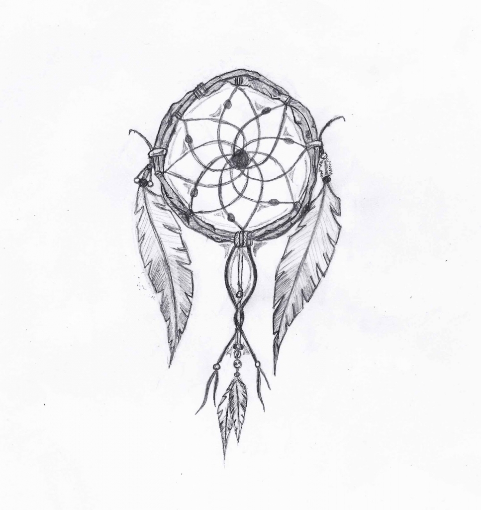 Dream Catcher Sketch at PaintingValley.com | Explore collection of ...