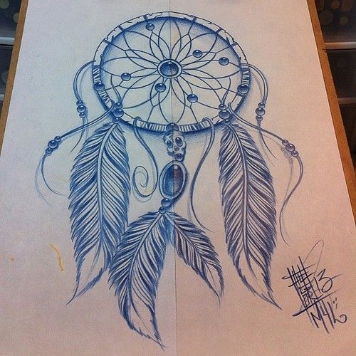 500x500 Dreamcatcher Sketch Temp Drawing Folder Tattoos - Dream Catcher Sketch