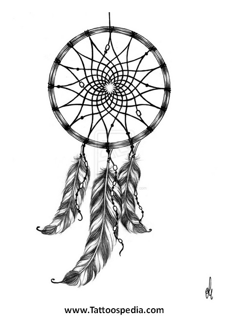 470x650 Dreamcatcher Tattoo Sketch 3 - Dream Catcher Tattoo Sketch
