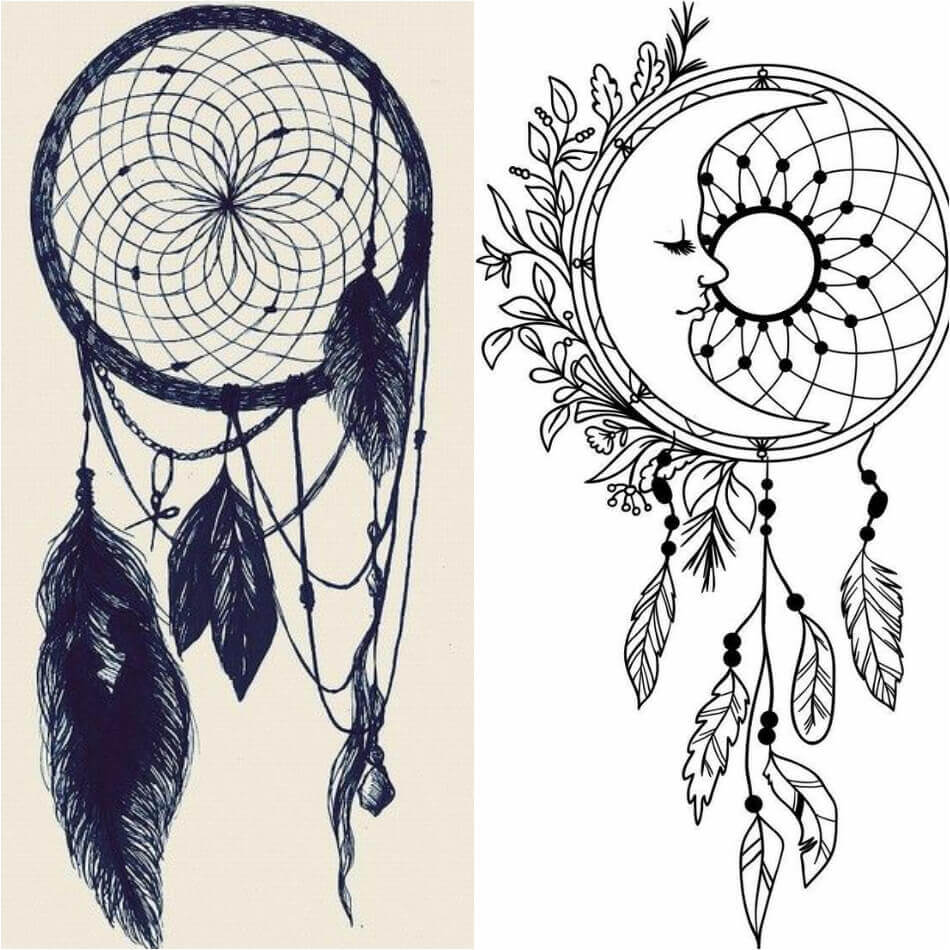 950x950 Dreamcatcher Tattoos - Dream Catcher Tattoo Sketch