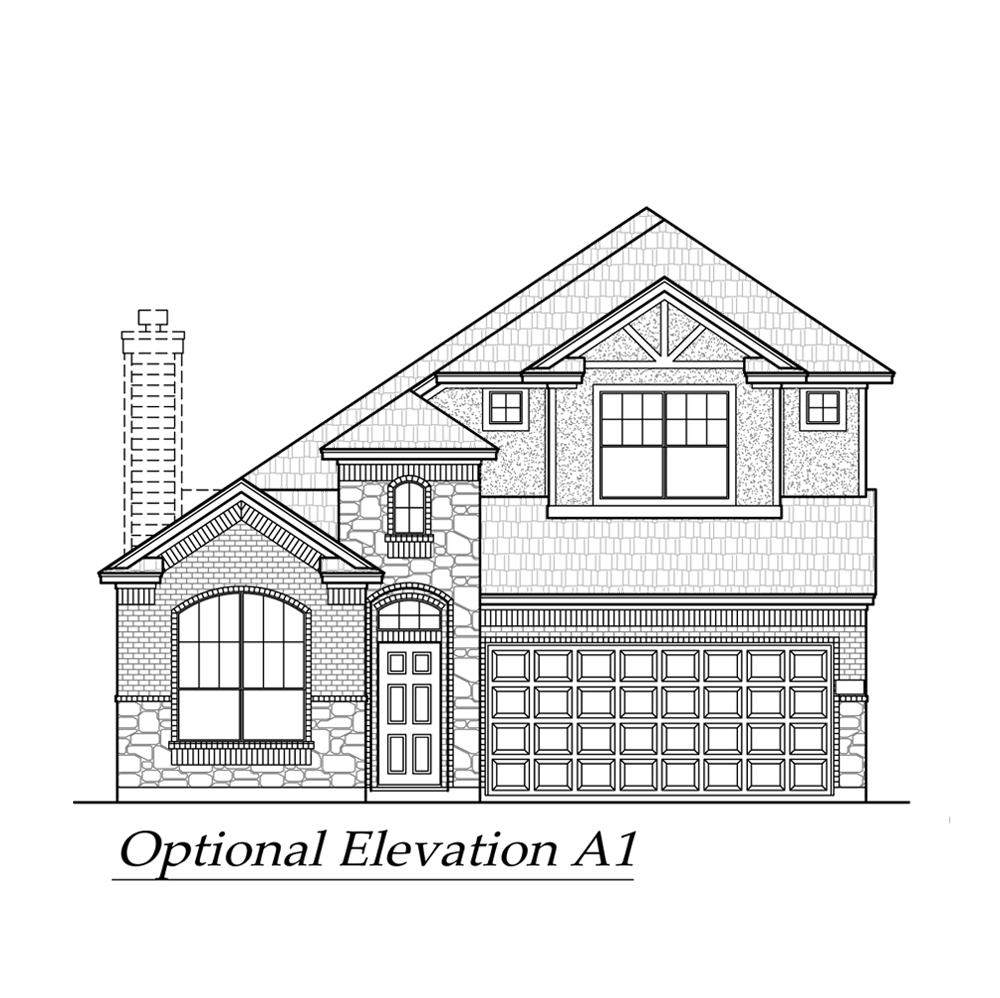 1000x998 Gentry Plan - Dream Home Sketch