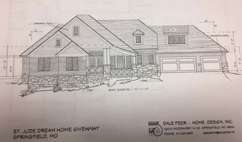 810x476 Pictures Plans For 2017 St. Jude Dream Home - Dream Home Sketch