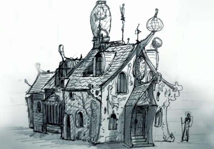 722x504 Grayson Perry Dream House Sketches For My Lectures - Dream House Sketch